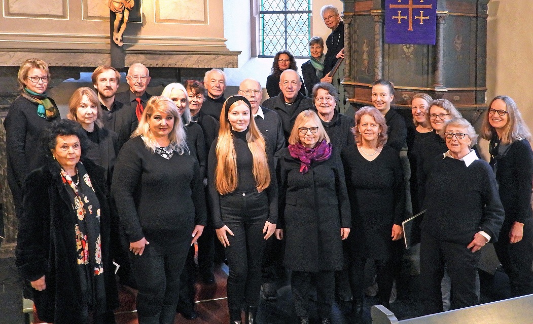 Kirchenchor singt zum 3. Advent 2024 in der St. Georgskirche in Steinbach